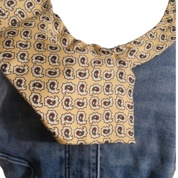Top en jean upcycling - "Butterfly" - T. 42 Top en jean upcycling - "Butterfly" - T. 42