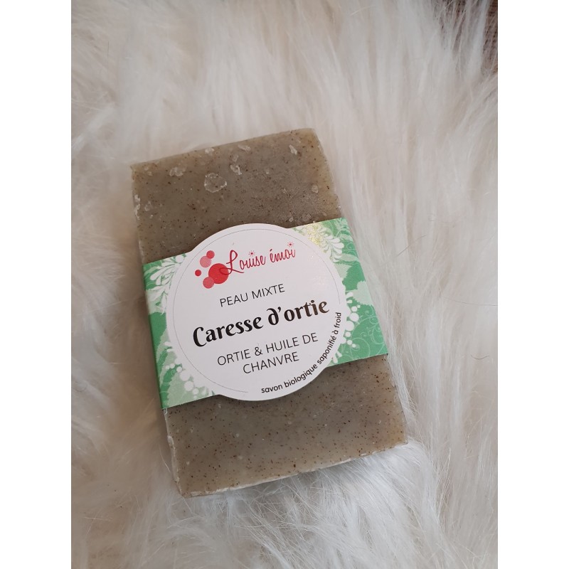 Caresse d'ortie savon à froid Louise émois peau mixte Caresse d'ortie savon à froid Louise émois peau mixte