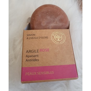 Savon Peau Sensible Argile Rose