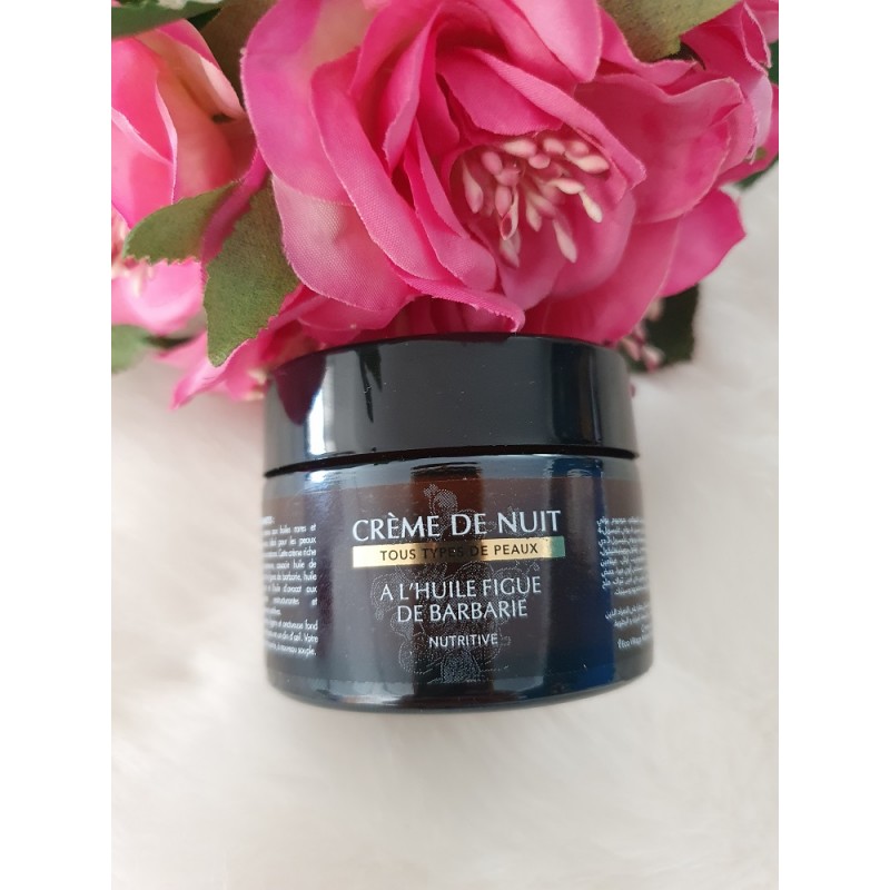 Crème de nuit à l'huile de figue de figue de barbarie Crème de nuit à l'huile de figue de figue de barbarie