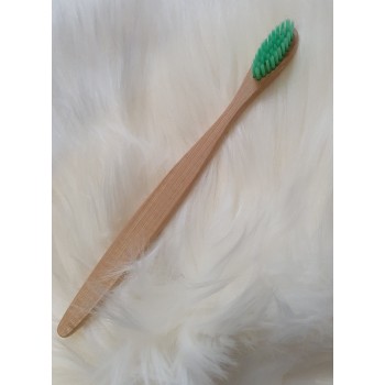 Brosse à dents en bambou simple pour adulte