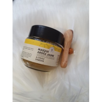 Masque d'argile jaune pour peaux mixtes