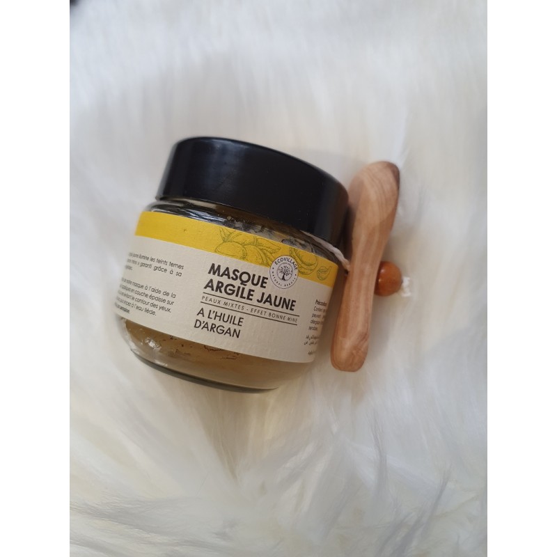 Masque d'argile jaune pour peaux mixtes Masque d'argile jaune pour peaux mixtes