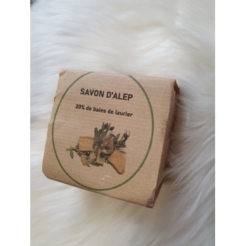 Savon d'Alep 20% de baies de laurier