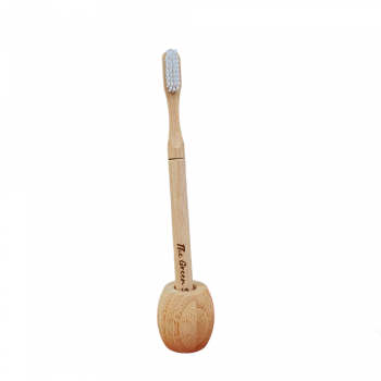 Support brosse à dent en bois