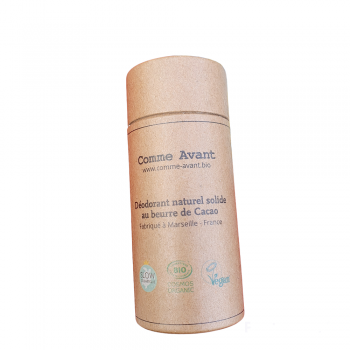 Déodorant solide au beurre de cacao