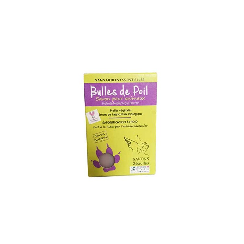 Savon pour animaux "bulles de poil"